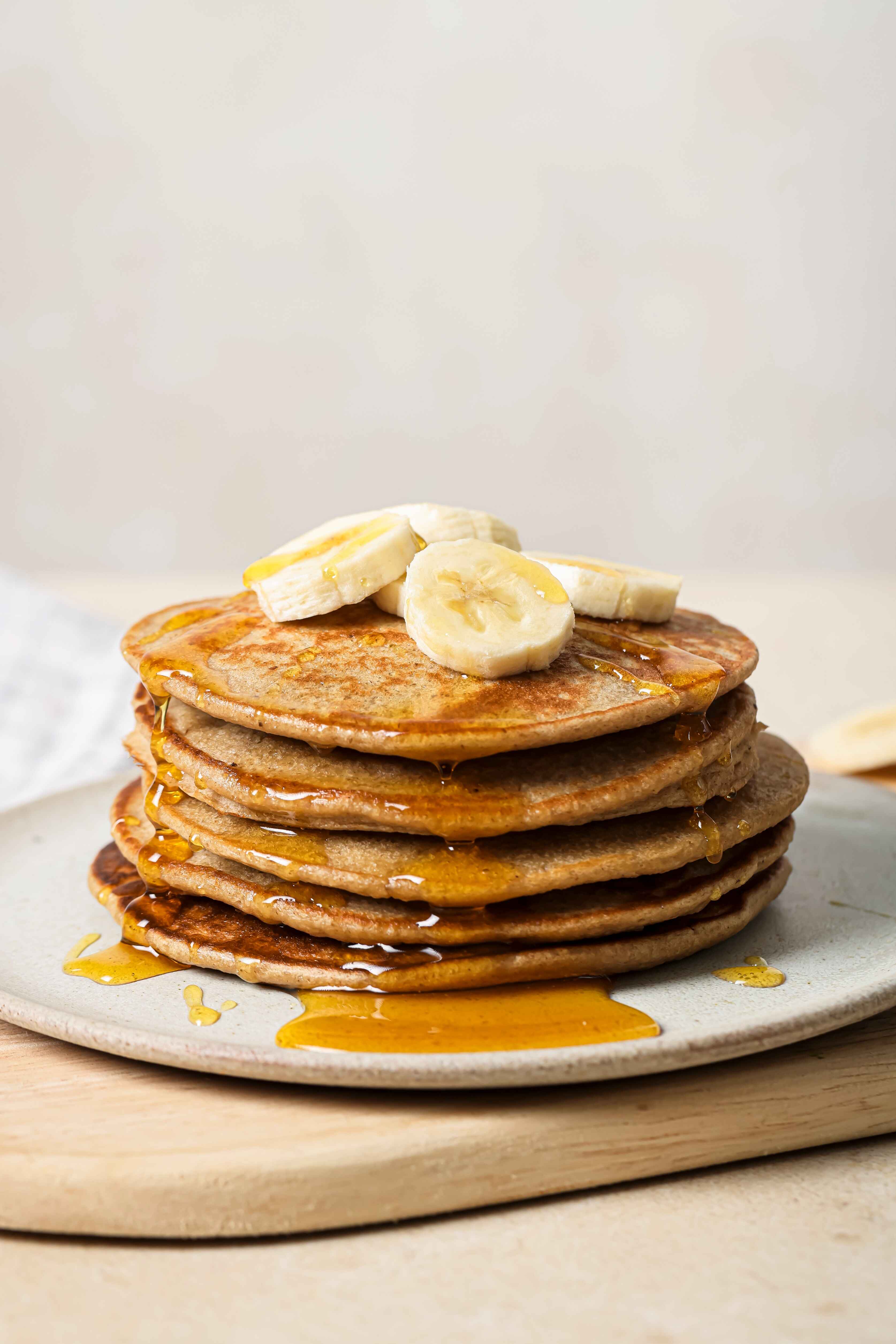 Banana Oaty Blender Pancakes | PACK'D Recipes