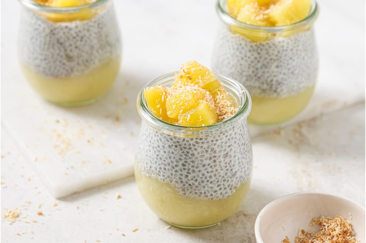 Pineapple and Coconut Chia Pudding
&ndash; PACK'D