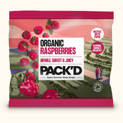 PACK'D Organic Raspberries