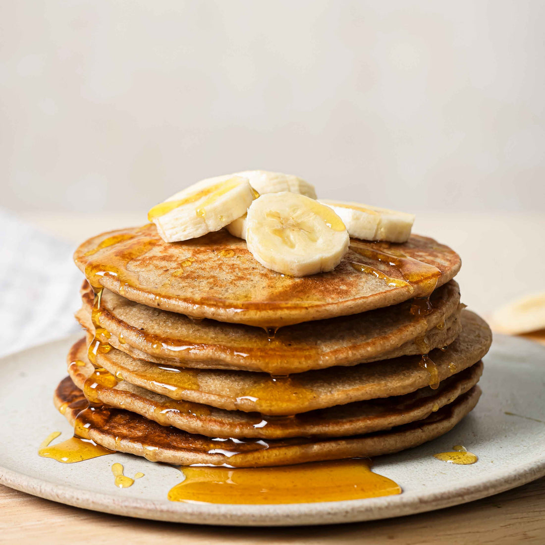 Healthy Banana Oaty Blender Pancakes