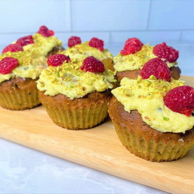 Avocado & Pistachio Cupcakes