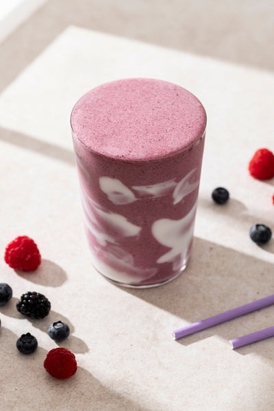 High Protein Summer Berries Smoothie