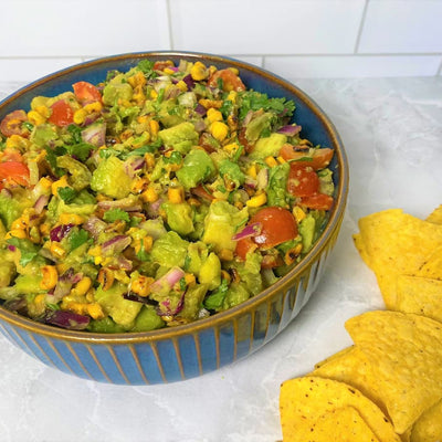PACK'D Charred Corn & Avocado Salsa