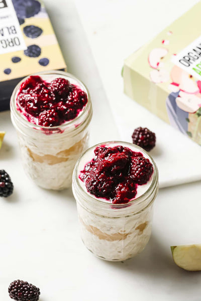 Apple & Blackberry Overnight Oats