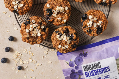 Blueberry and Oat Breakfast Muffins