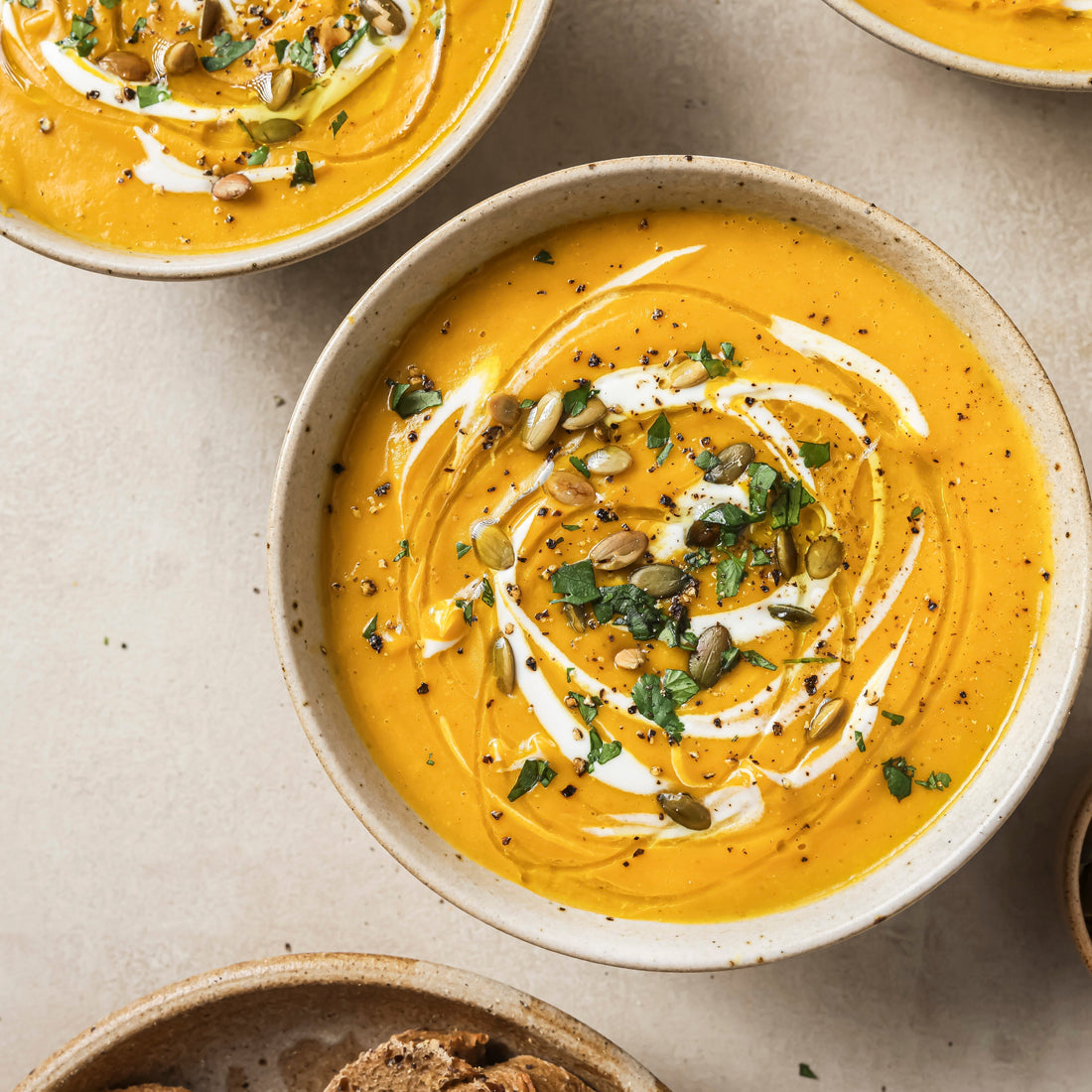 Carrot and Sweet Potato Soup 