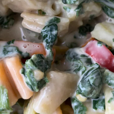 PACK'D Creamy Spinach Pasta for Two