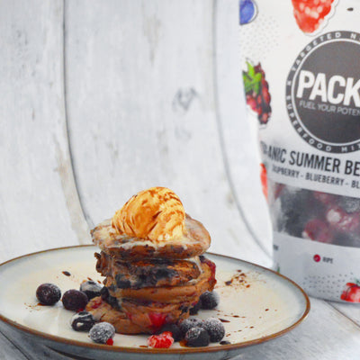 Berry Chocolatey PACK’D Pancakes