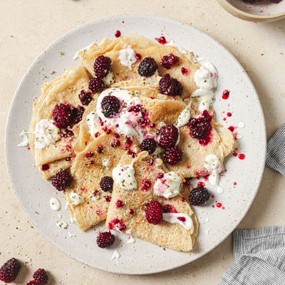 PACK'D's Easy Blackberry Crepes recipe