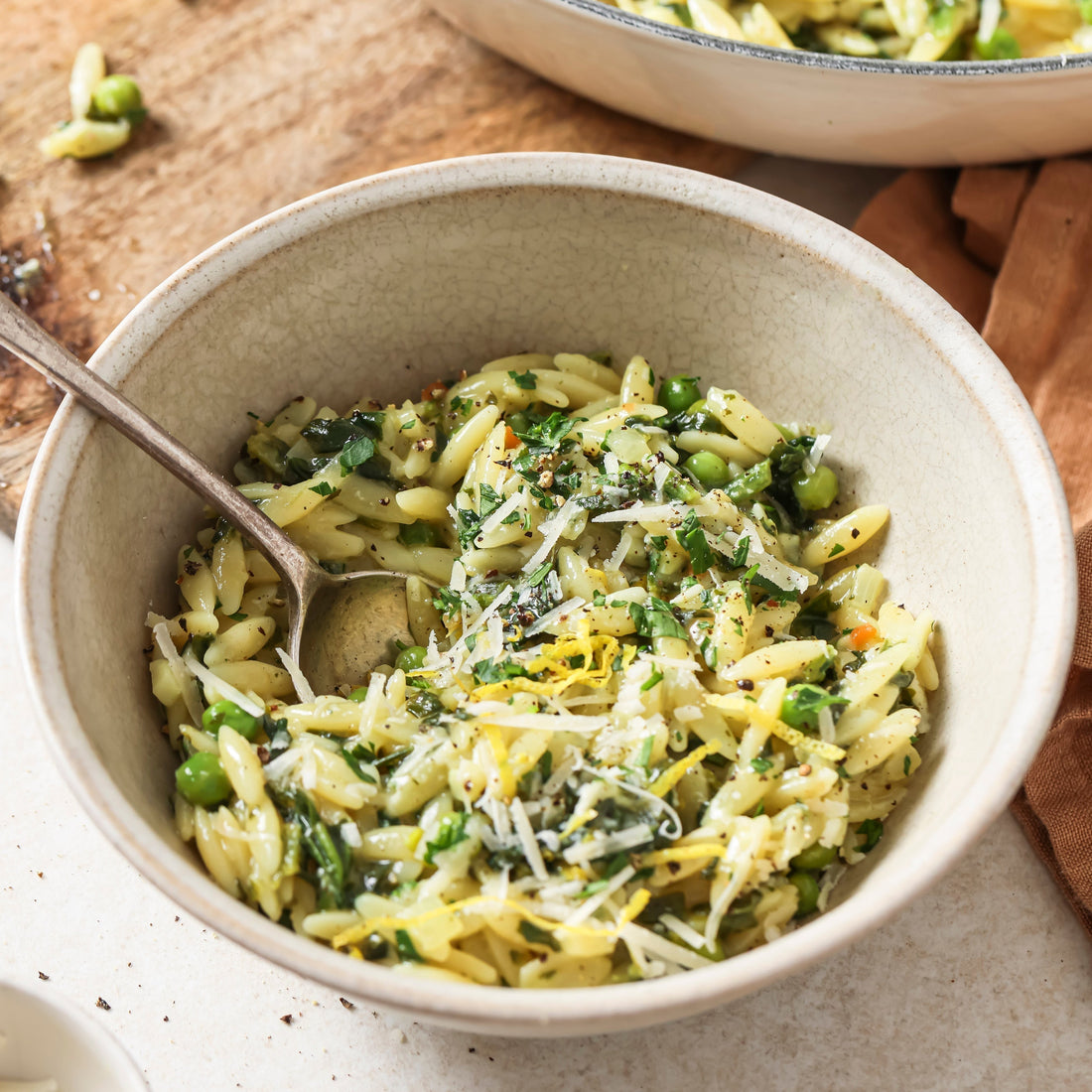 Lemony Herb Orzo