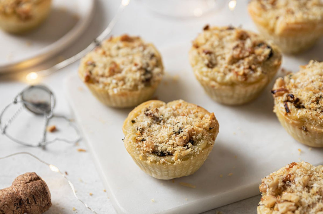 Caramelised Onion and Broccoli Tartlets