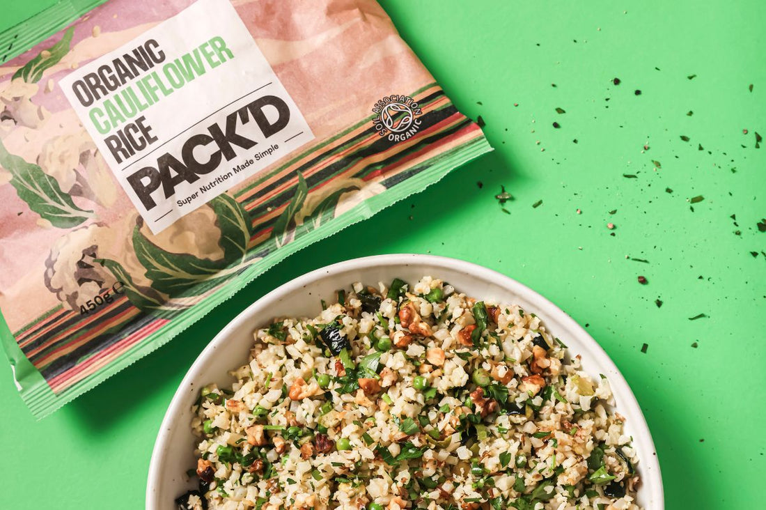 PACK'D mediterranean cauliflower rice