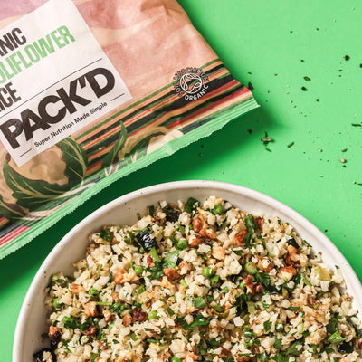 PACK'D mediterranean cauliflower rice