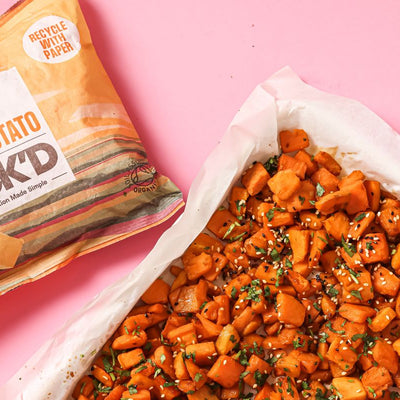 PACK'D Soy and Sriracha Sweet Potatoes
