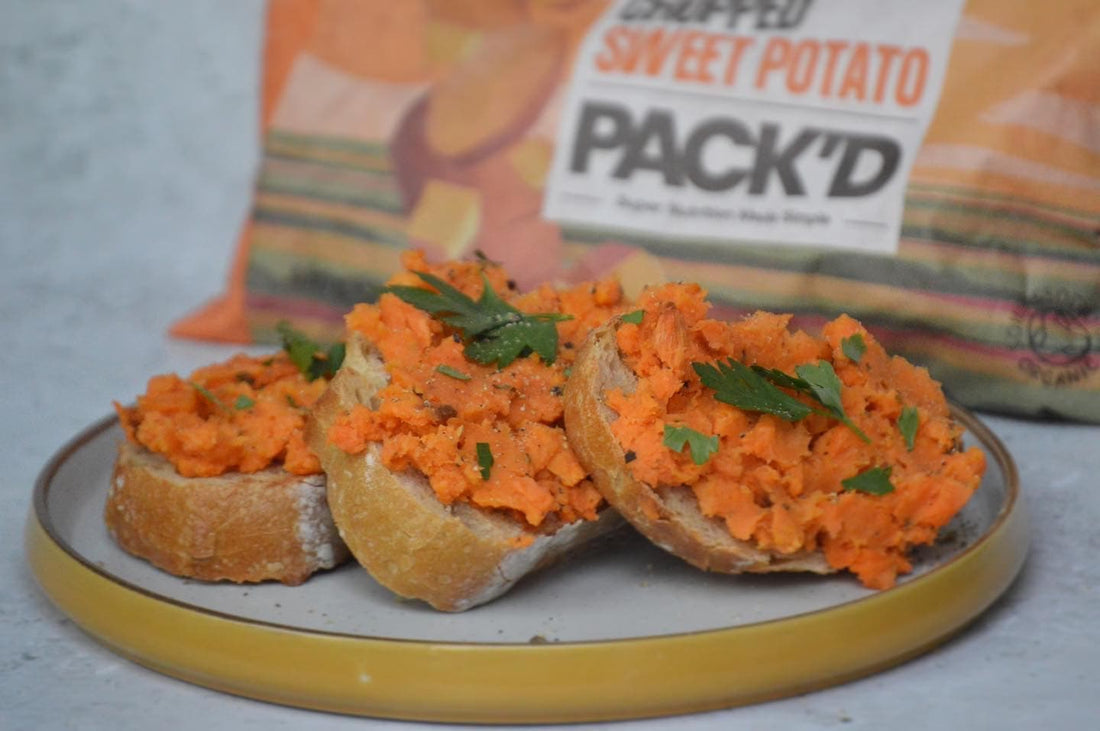PACK'D Sweet Potato Toasts recipe