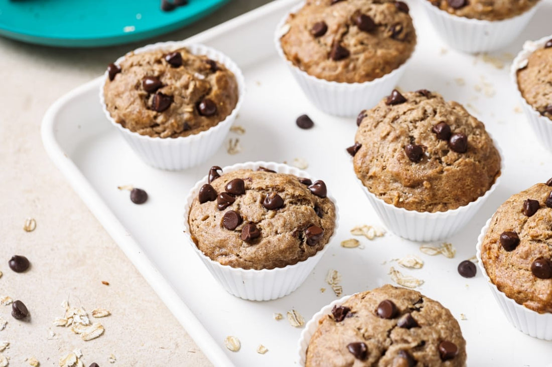 PACK'D Soft and Fluffy Vegan Banana Muffins