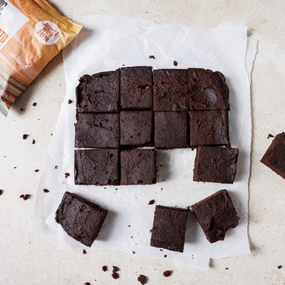 PACK'D Gooey Sweet Potato Chocolate Brownies