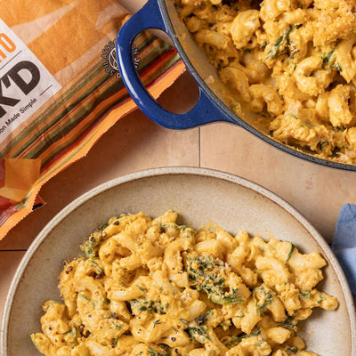 Sweet Potato Mac N Cheese With Garlicky Breadcrumbs