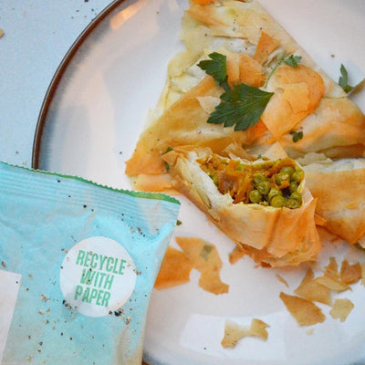 PACK'D Sweet Potato and Petit Pois Samosas