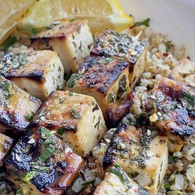 PACK'D Immunity boosting tofu skewers