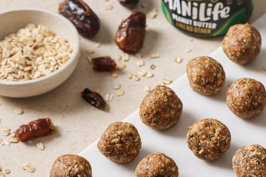PACK'D Peanut Butter and Date Balls Recipe