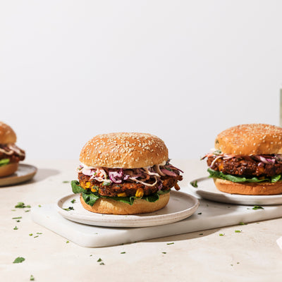 Tofu Crispy Corn Burgers