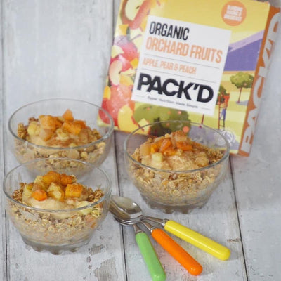 PACK'D Orchard Cinnamon Overnight Oats