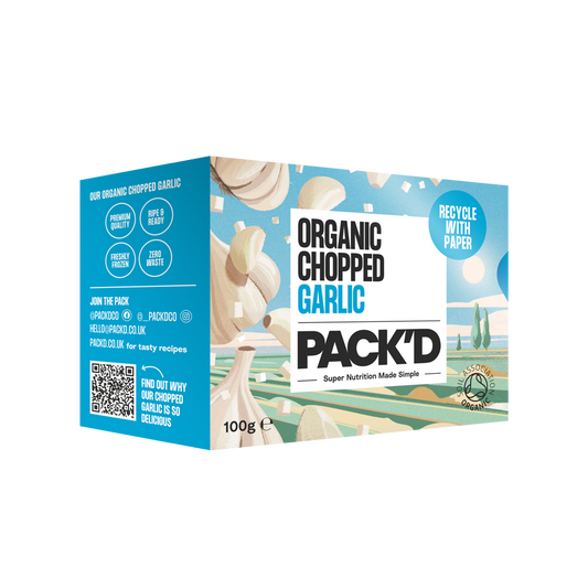 PACK'D Organic Frozen Garlic