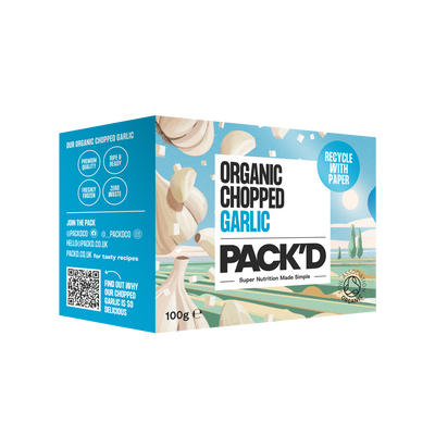 PACK'D Organic Frozen Garlic