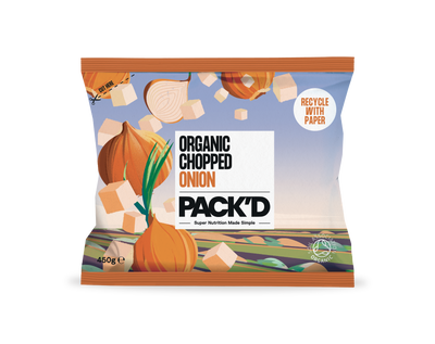 PACK'D Organic Chopped Onion