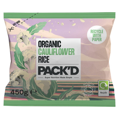 Veggie Rice Pack Organic Frozen Vegetables - PACK'D