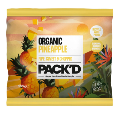 PACK'D Frozen Organic Pineapple