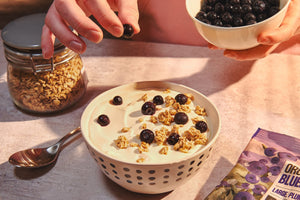 PACK'D Organic Blueberries with Granola Cereal