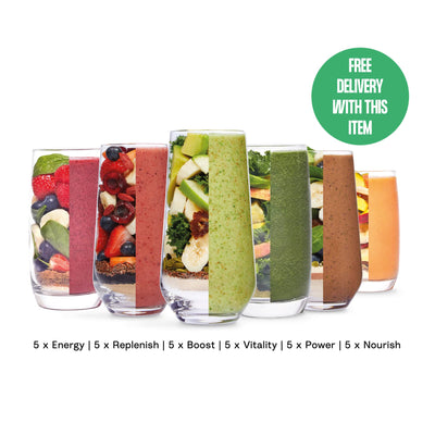 The PACK'D smoothie kit one month feel good box offers you a range of our delicious smoothies